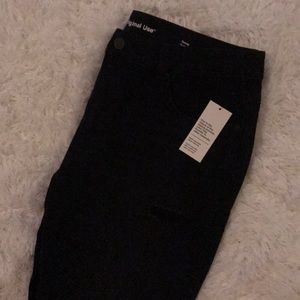 Skinny Short Jeans Black
